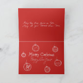 Kerst Stier Grappig Astrologie Dierenriem Rood Koe Feestdagen Kaart (Binnen)