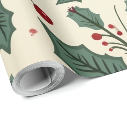 Kerst  stijl inpakpapier (Rol Hoek)