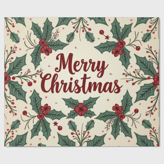 Kerst  stijl inpakpapier (Vlak)