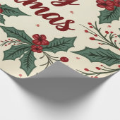 Kerst  stijl inpakpapier (Hoek)