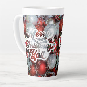 kerst stijl latte mok