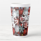 kerst stijl latte mok (Voorkant)