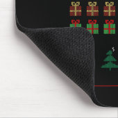 Kerst Stijl Retro Videogame Muismat (Hoek)