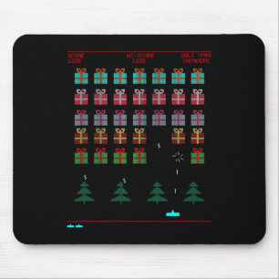 Kerst Stijl Retro Videogame Muismat
