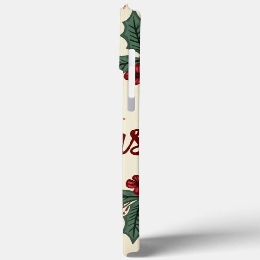 Kerst  stijl telefoonhoesje Case-Mate iPhone case (Achterkant / Links)