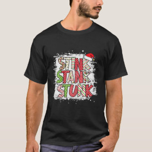 Kerst stink stank stunk familie bijpassende Xmas W T-shirt