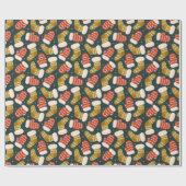 Kerst Stocking Handschoenen Sterrenkerstvakantie Cadeaupapier (Vlak)