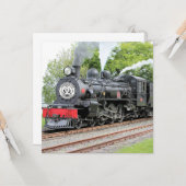  kerst-stoommotor Rood toerental Kaart (Voorkant / Achterkant in situ)