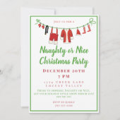 Kerst stout of leuk feestje kaart (Voorkant)
