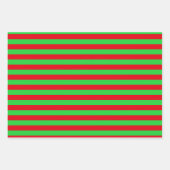 Kerst Strepen Inpakpapier Vel (Voorkant)