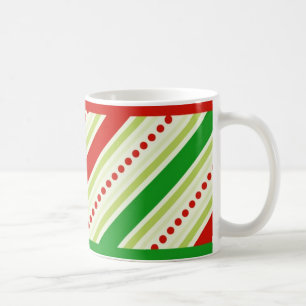 Kerst strepen mok