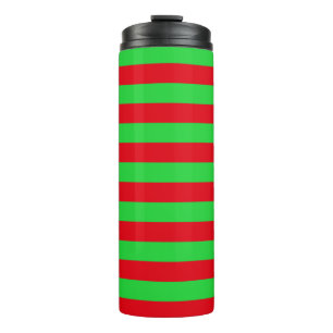 Kerst Strepen Thermosbeker