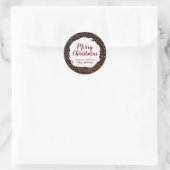 Kerst Strooidecoratie Chocolade Aangepaste Label S (Tas)