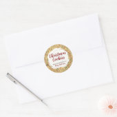 Kerst Strooikoek Aangepaste Label Stickers (Envelop)
