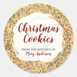 Kerst Strooikoek Aangepaste Label Stickers