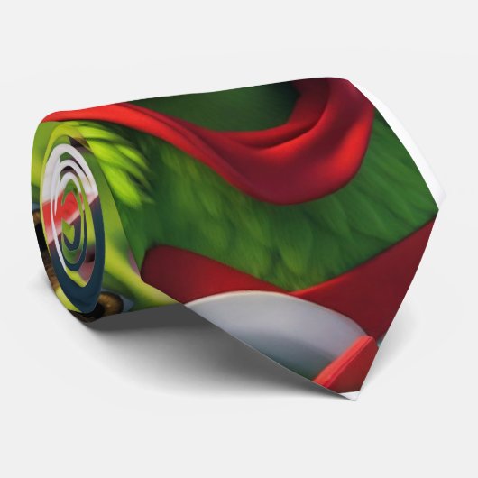 Kerst Stropdas - Feestelijk kerstcadeau voor hem (Opgerold)