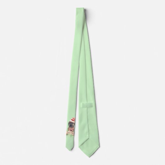 Kerst Stropdas met Puppy Hound Dog (Achterkant)