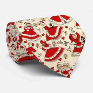 Kerst stropdas, vintage stropdas
