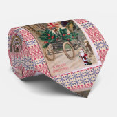 Kerst stropdas, vintage stropdas (Opgerold)