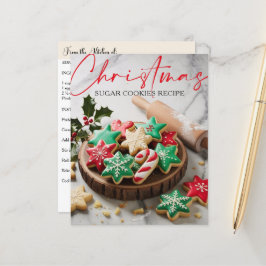 Kerst Suikerkoekjes Receptkaart