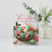 Kerst Suikerkoekjes Receptkaart (Staand voorkant)