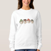 Kerst Sweatshirt, Dames kerst sweatshirts Trui (Voorkant)