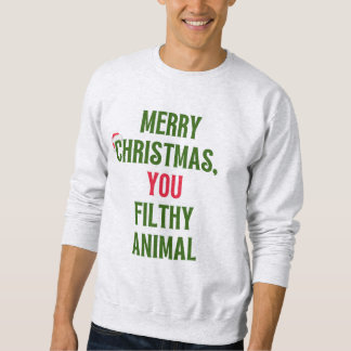 Kerst Sweatshirt, Ya smerig Dier, Trui