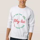 Kerst Sweatshirt, Ya smerig Dier, Trui (Voorkant)