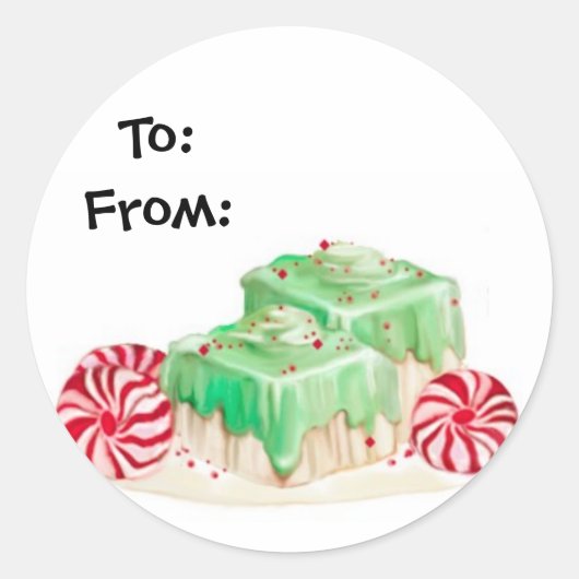 Kerst Sweets Stickers (Voorkant)