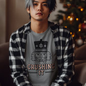 Kerst-T-shirt 'Crushing It Nutcracker' T-shirt