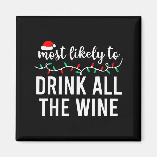 Kerst T-shirt die het meest waarschijnlijk is, bij Magneet