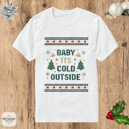 Kerst T-shirt - Festief lelijk jingle-ontwerp