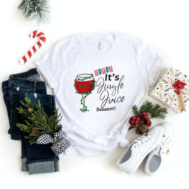 Kerst T-shirt - Ho Ho Ho Het is Jingle Juice Zee