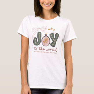 Kerst T-shirt 'Joy to the World'