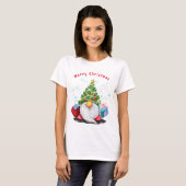 Kerst T-shirt Kabouter met Cadeaus (Voorkant volledig)
