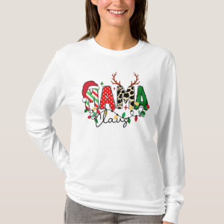 Kerst T-shirt met leuke tekst Mama Claus