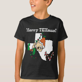 Kerst-T-shirt met Merry Texmas T-shirt