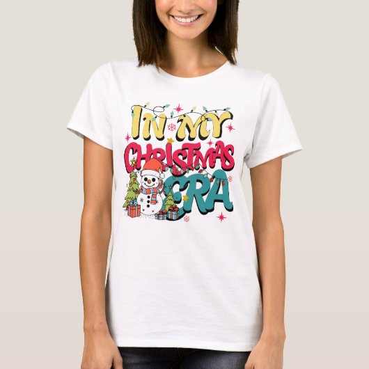 Kerst T-shirt Vakantie Familie Matching Outfit (Voorkant)