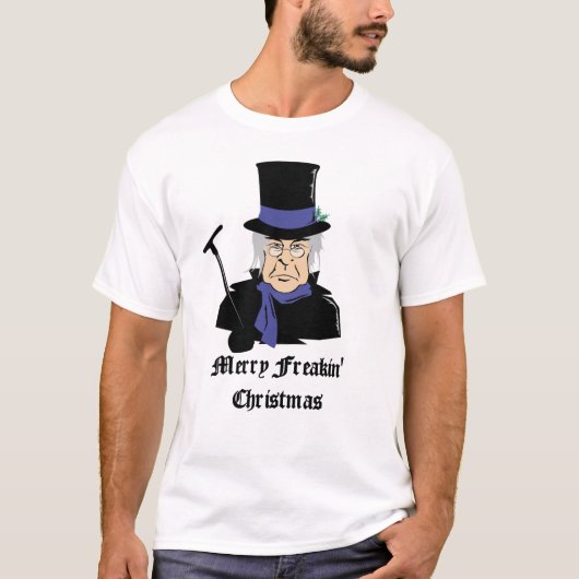 Kerst-T-shirt van Merry Freakin T-shirt (Voorkant)