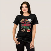 Kerst T-shirt voor bakkers Cookie liefhebbers (Voorkant volledig)
