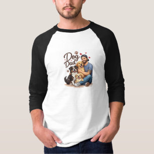 Kerst T-shirt voor honden vaders – Holiday Pet Lov