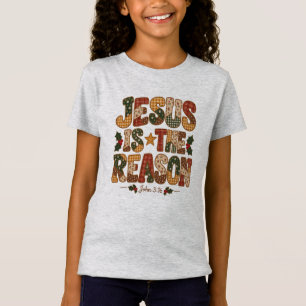 Kerst T-Shirt voor Kinderen met Jezus is de Rede