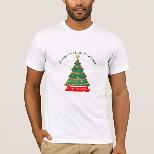 Kerst T - shirts die vakantie juichen verspreiden (Voorkant)