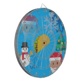 kerst taco emoji dartbord (Voorkant Links)