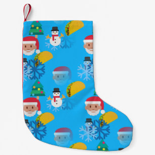 kerst taco emoji kleine kerstsok