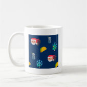 kerst taco emoji koffiemok (Links)