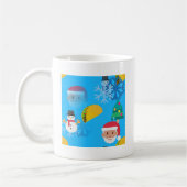 kerst taco emoji koffiemok (Links)