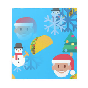 kerst taco emoji notitieblok