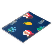 kerst taco emoji notitieboek (Linkerzijde)