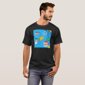 kerst taco emoji t-shirt (Voorkant volledig)